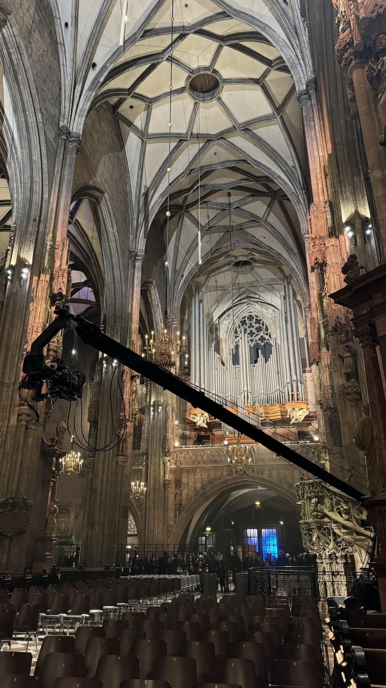 Kamerakran Stephansdom Wien