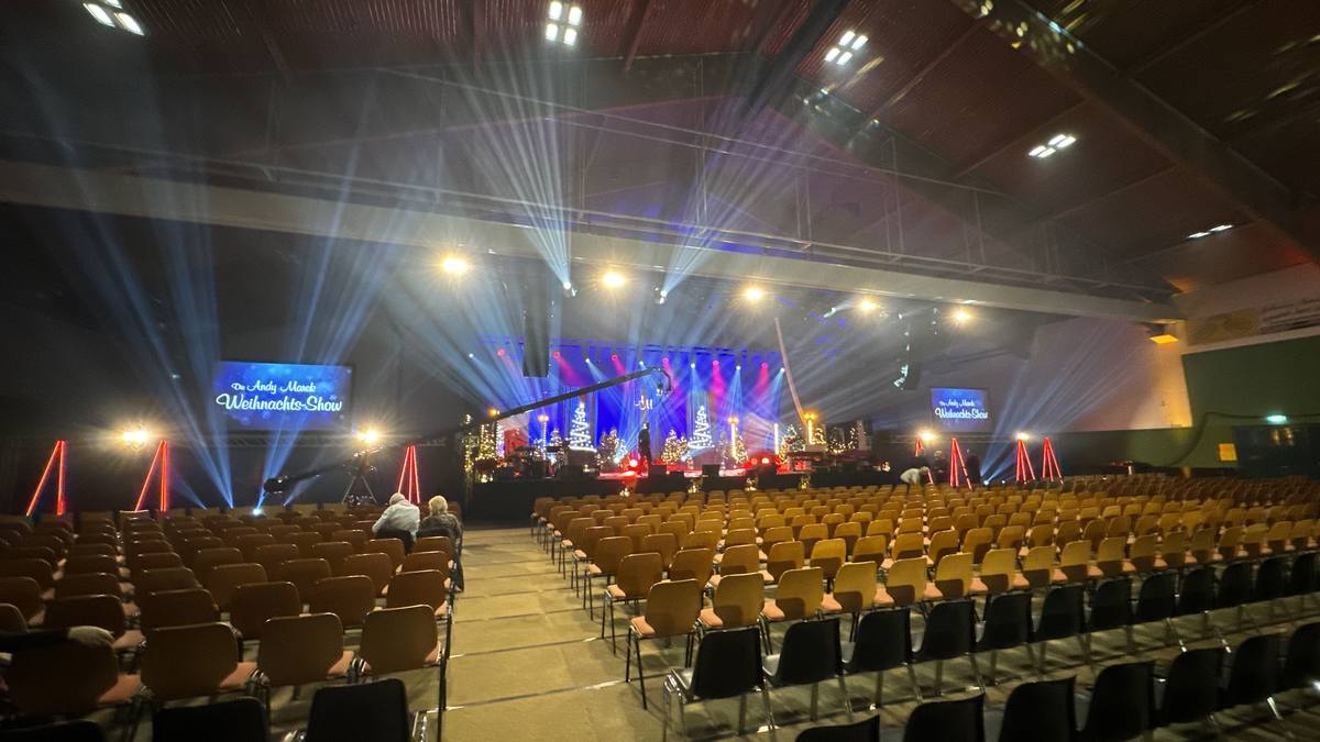 Andy Marek Weihnachtsshow Kamerakran